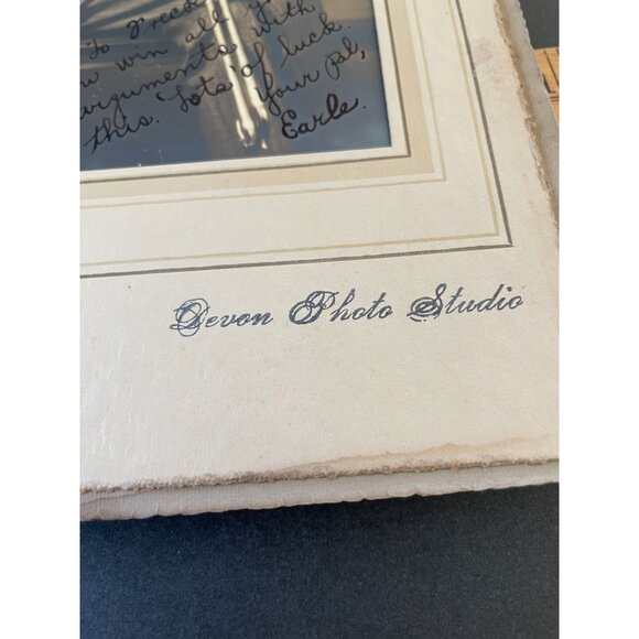 Signed Vintage Photograph Of Swing Band Trombone Player Earle Spencer - Picture 8 of 13